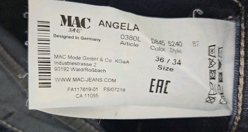 EK9262 Damen Jeans von Mac, Blau, Gr. 34/365