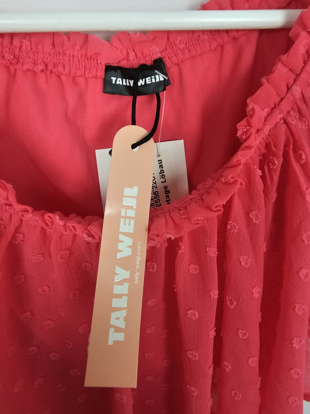 EK9128 Damen Bluse von Tally Weijl, pink, Gr.XS1