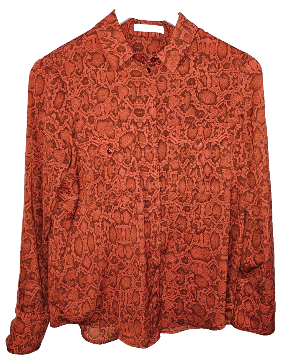 EK7919 Damen Bluse von Mango, Rot, Gr. XS0