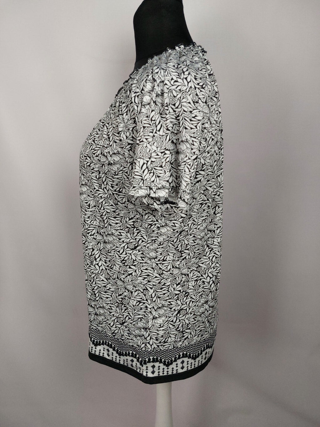 EK5091 Damen Shirt von Gabriella K. schwarz/weiß, Gr. 463