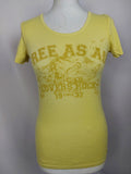 EK4832 Damen T-Shirt von Mustang, gelb, Gr. XS0