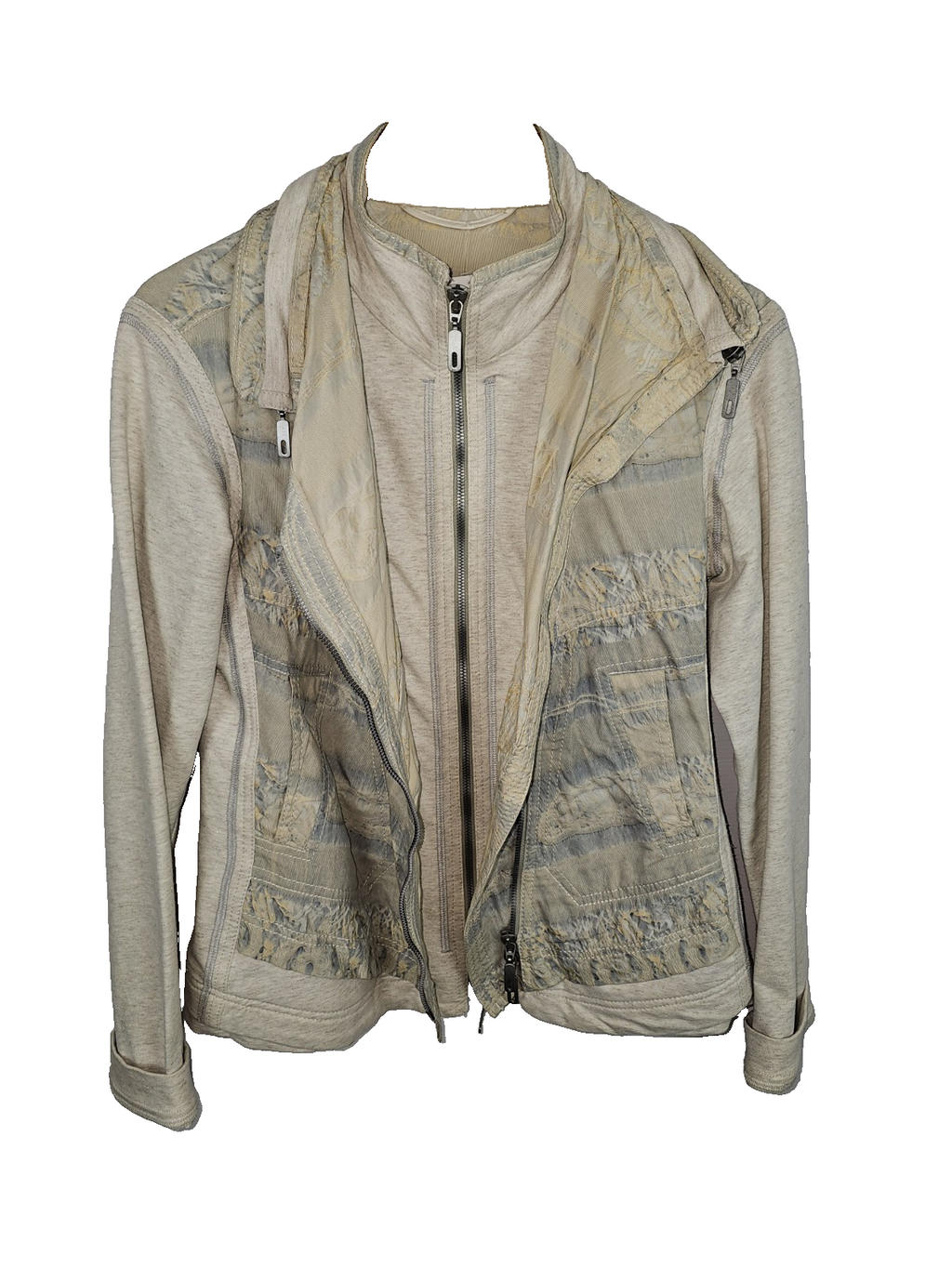 EK7514 Damen Strickjacke von Beate Heymann, beige, Gr.382