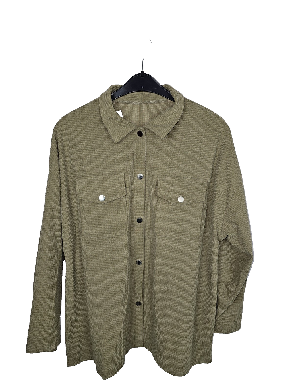 EK7474 Damen Bluse von Shein, Olivengrün, Gr.440