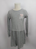 EK4524 Mädchen Kleid von s.Oliver, grau, Gr.1280