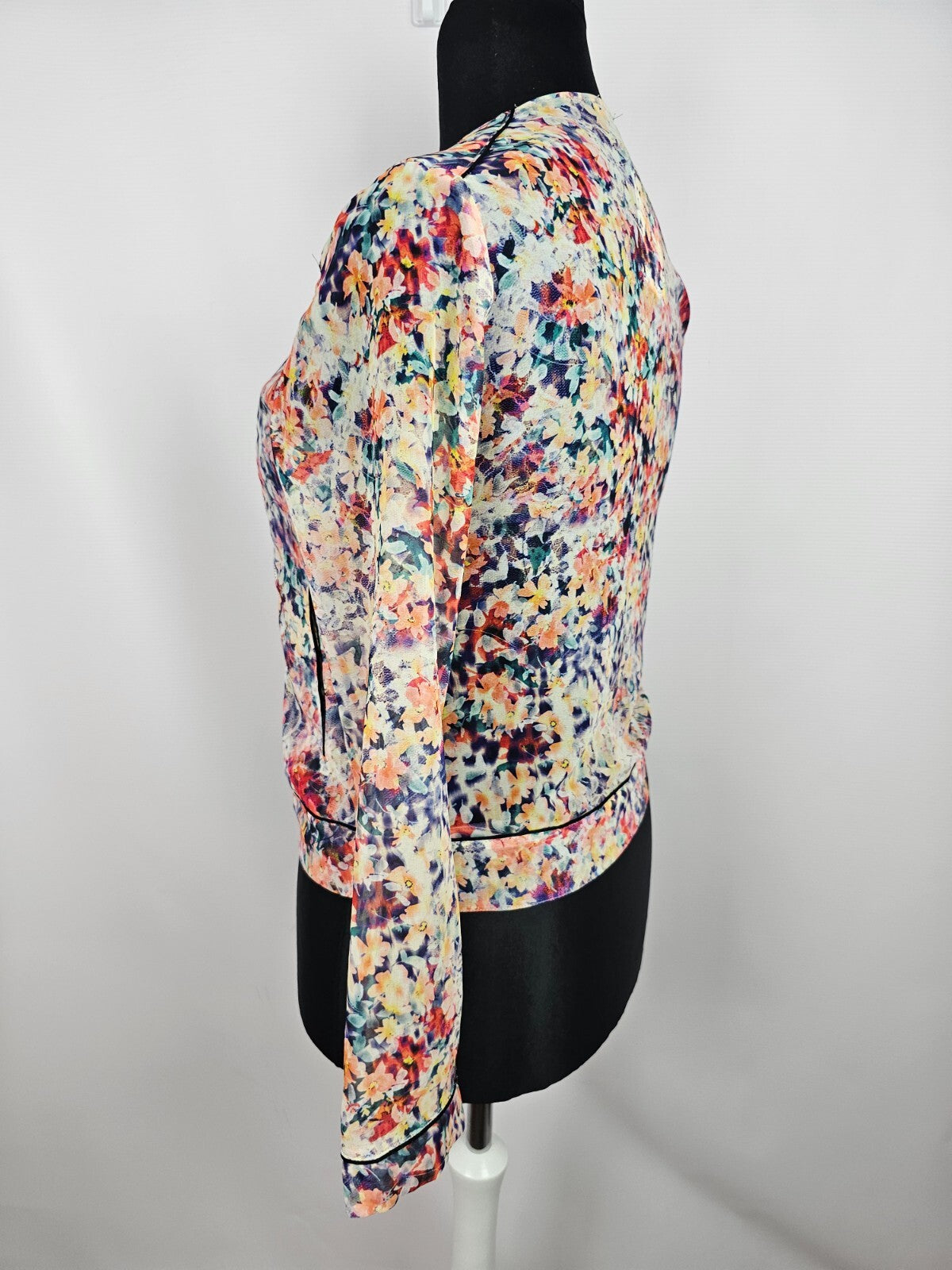 EK5724 Damen Bluse von Promod, mehrfarbige Blumen, Gr.M (Größentabelle)4
