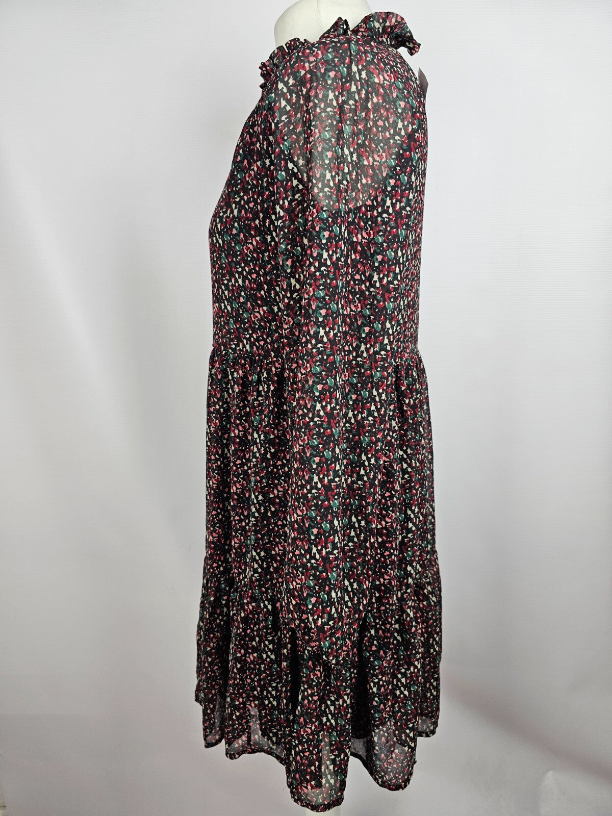 EK5543 Damen Kleid von Vero Moda, rot-schwarz, Gr.XS4