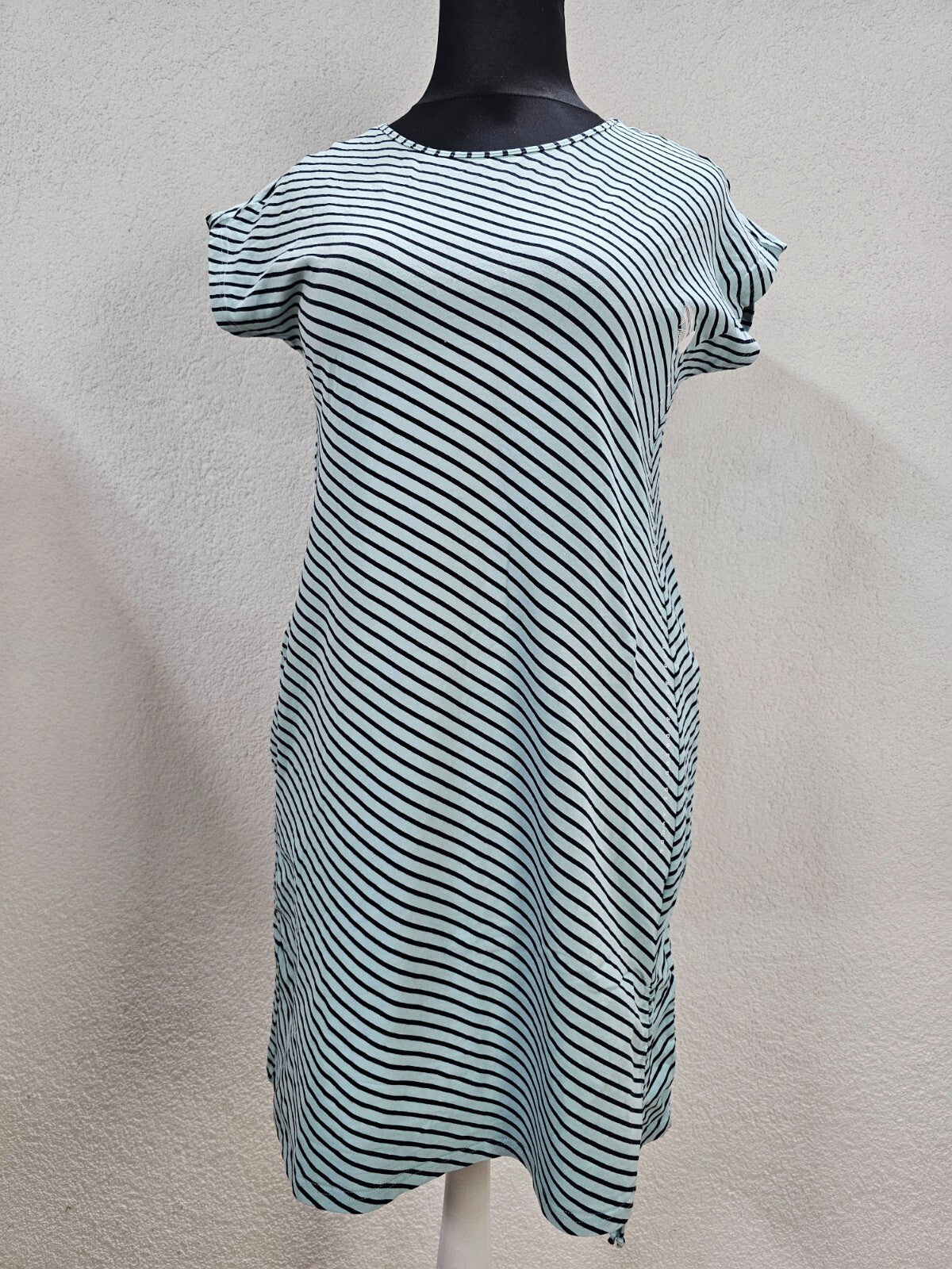 EK6306 Damen Kleid von S´questo, blau, schwarz gestreift, Gr. 420