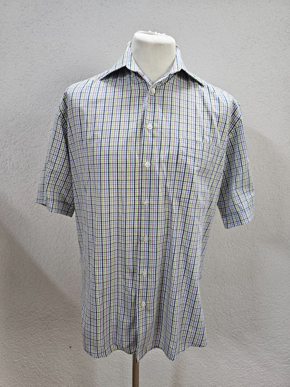 EK5947 Herren Hemd von Bexleys, mehrfarbig kariert, Gr. M0