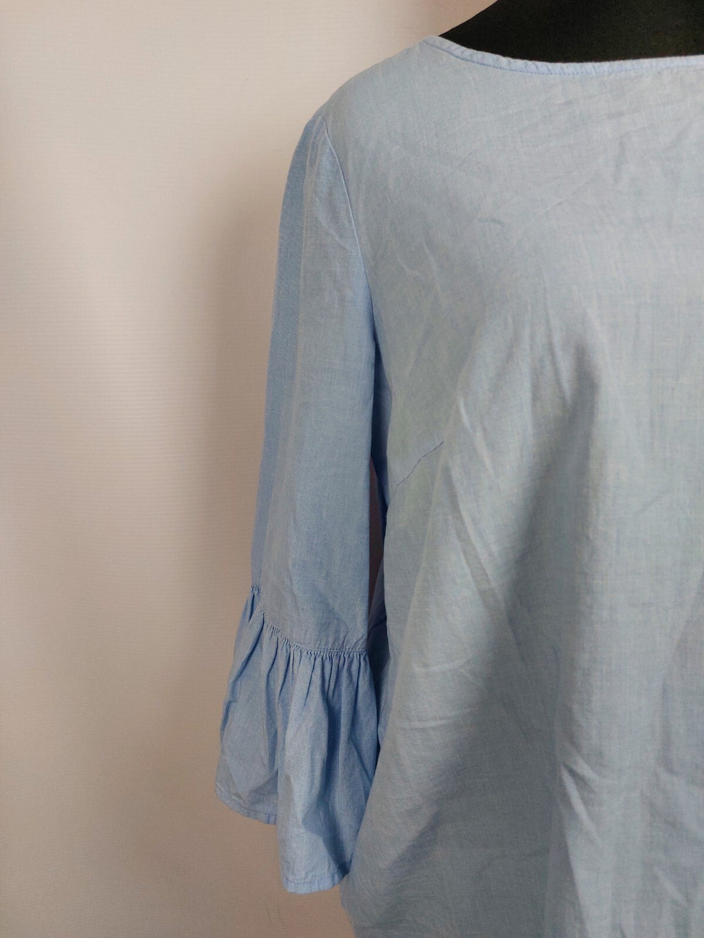 EK4983 Damen Bluse von Tom Tailor, hellblau, Gr.441