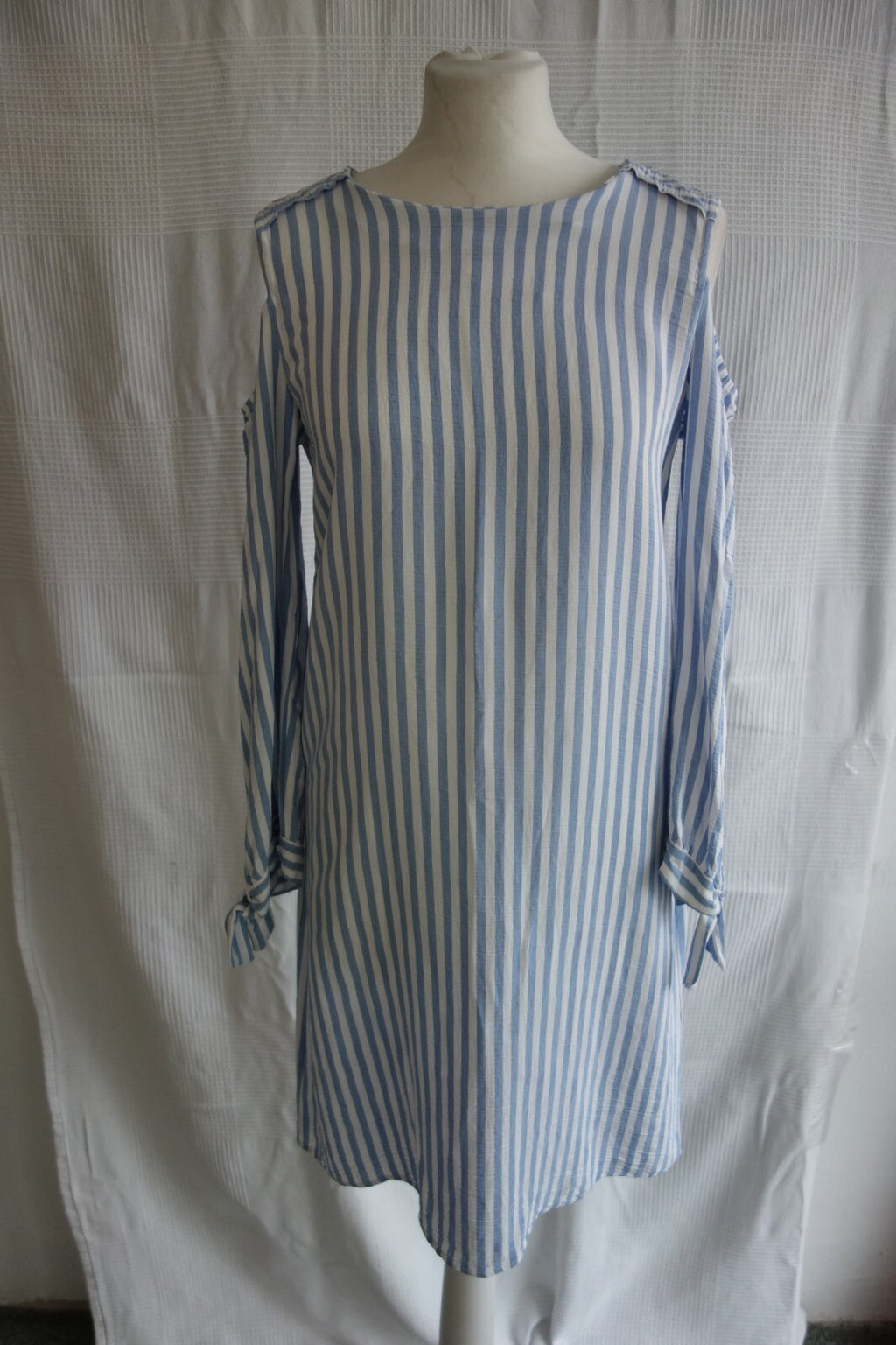 EK1707 Damen Kleid von Esprit, blau/weiß, Gr. 360