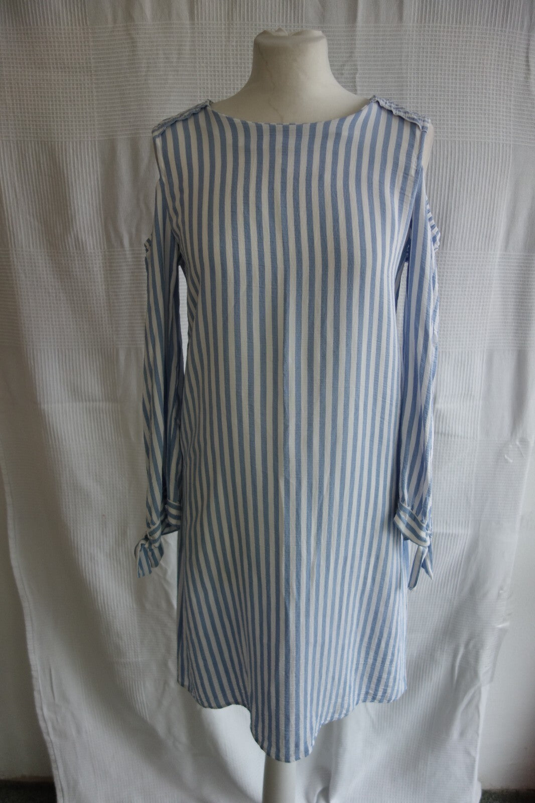 EK1707 Damen Kleid von Esprit, blau/weiß, Gr. 360