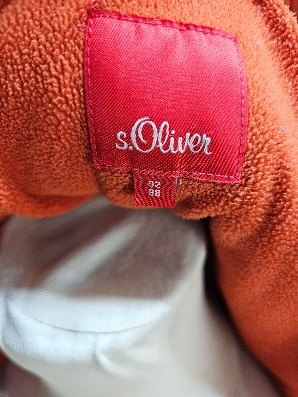 EK4807 Jungen Winterjacke von s.Oliver, orange, Gr.92/987