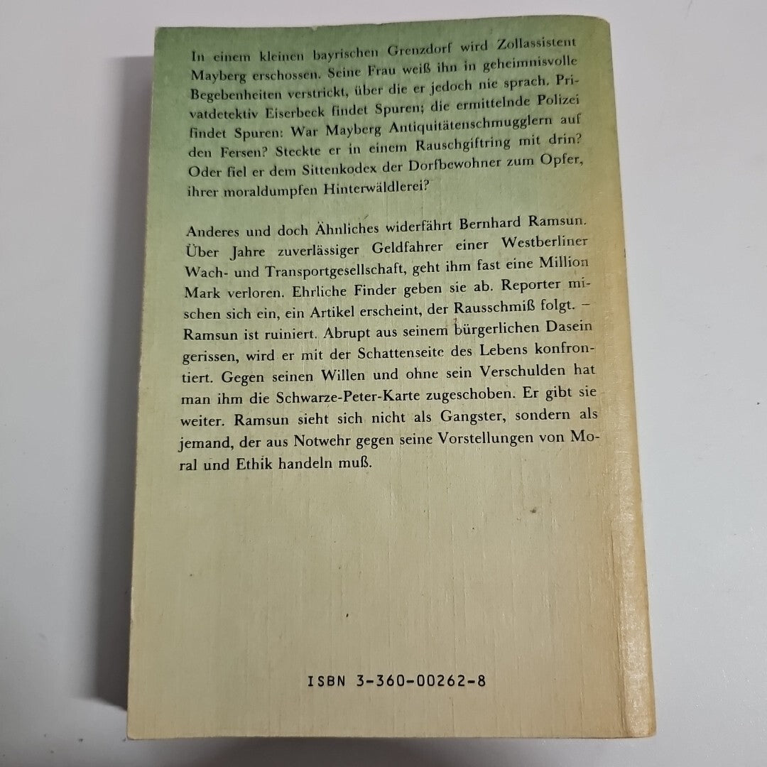 EB2286 Tom Wittgen:2Kriminalromane-Die falsche Madonna,Das schwarze Peter-Spiel1