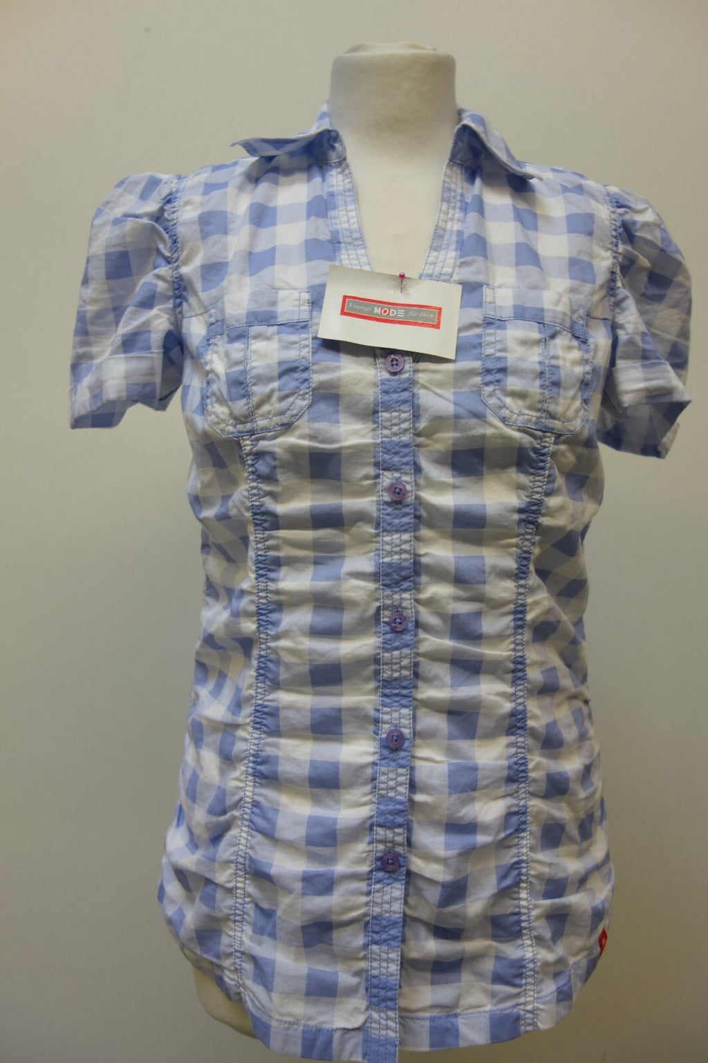 EK2117 Damen Bluse von edc, kariert, Gr. S0