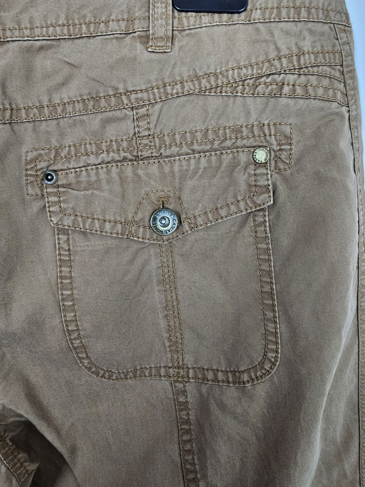 EK8446 Damen Hose von s.Oliver, braun, Gr.424