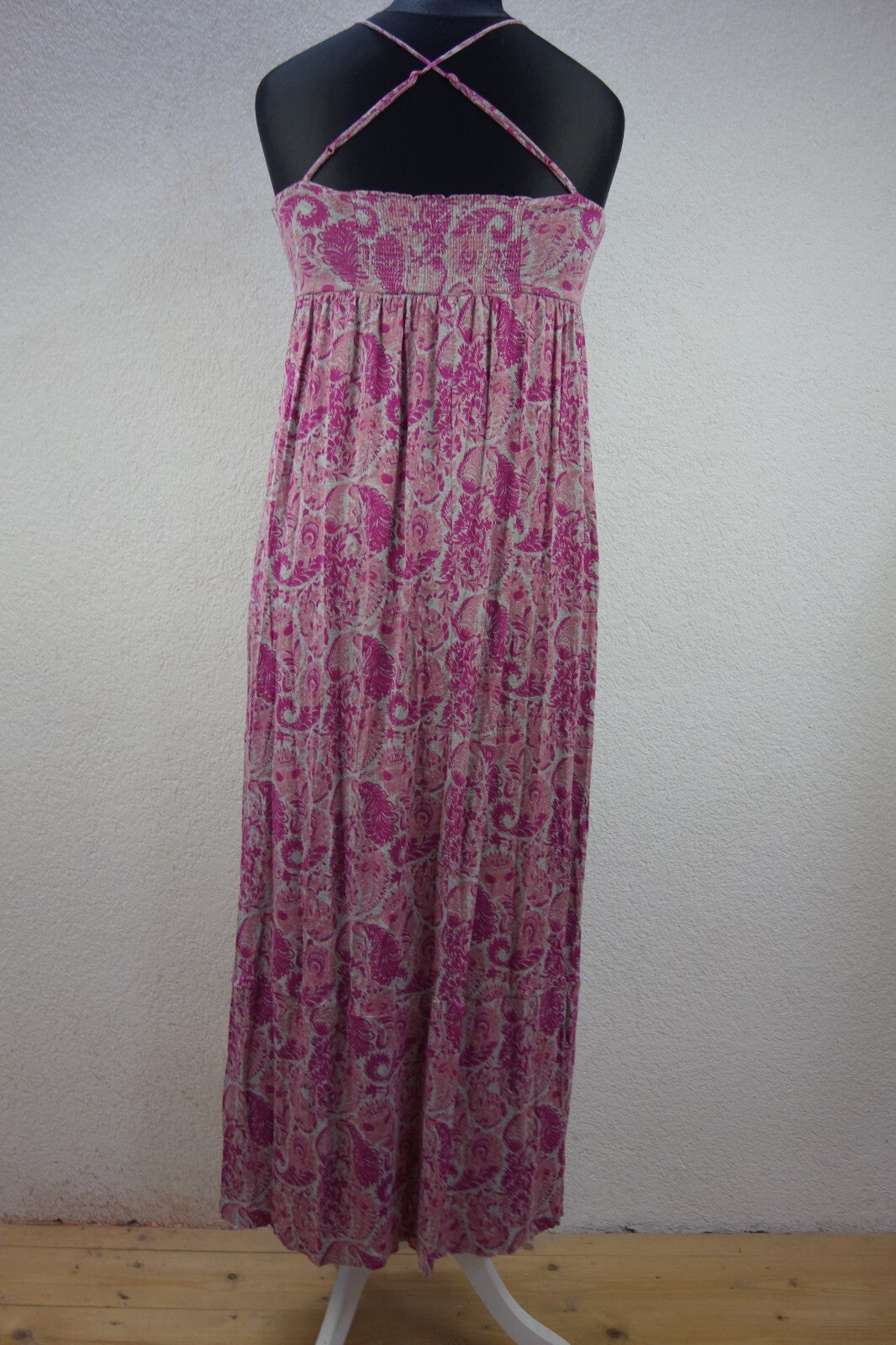 EK1354 Damen Kleid von Mauiwowie, rosa pink gemustert, Gr. XL3