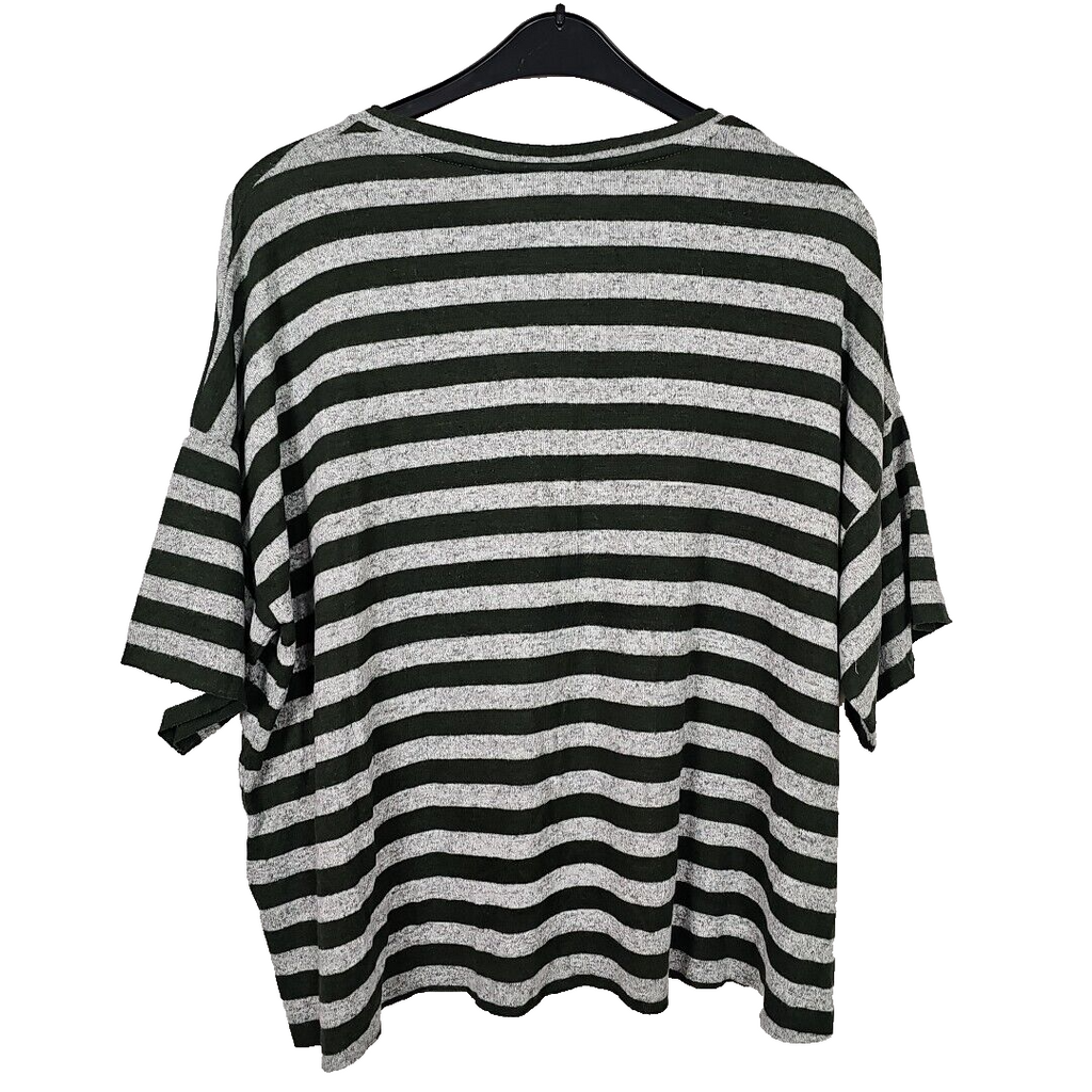 EK5482 Damen Sweatshirt Von L.O.G.G, Grün/Grau, Gr.L1