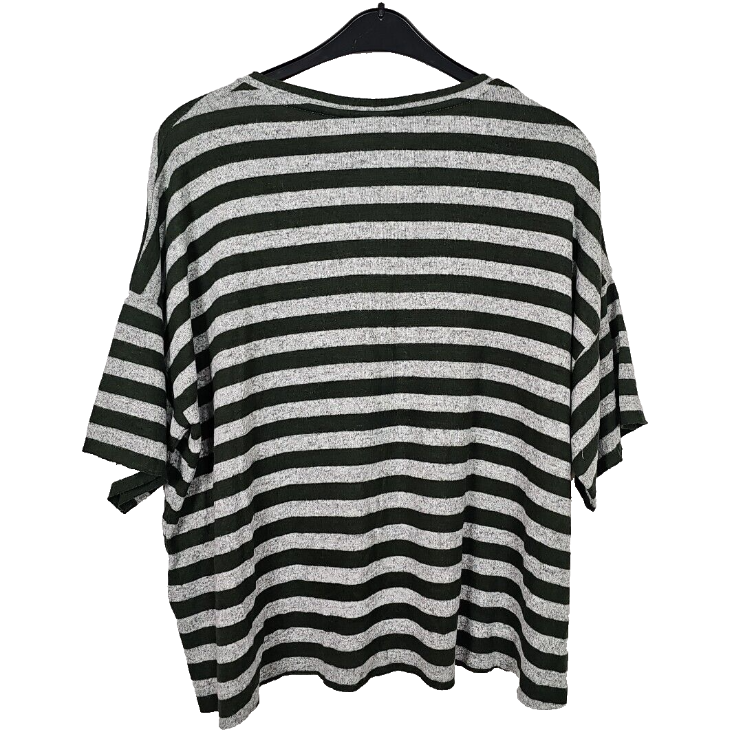 EK5482 Damen Sweatshirt Von L.O.G.G, Grün/Grau, Gr.L1