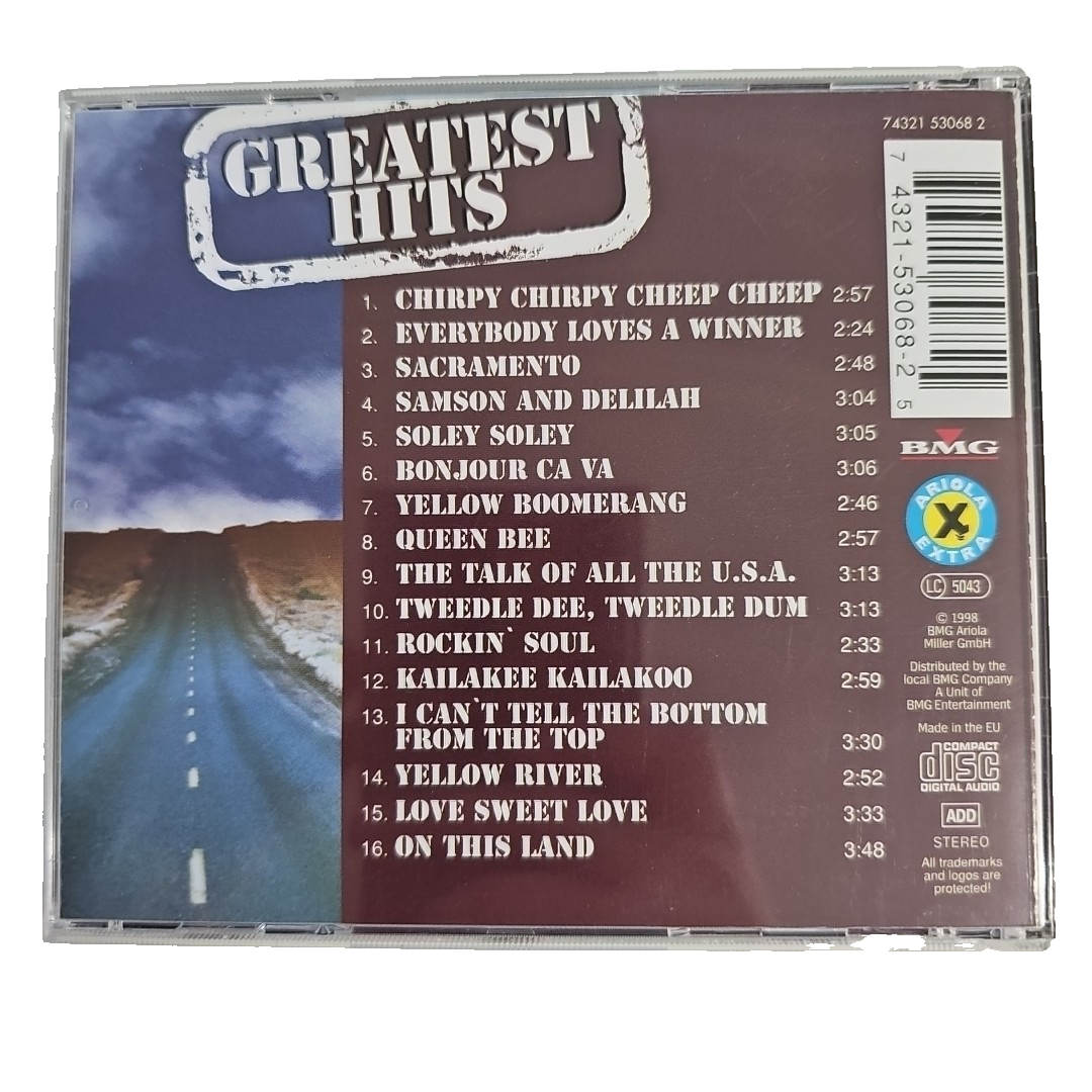 EB3204 CD MIDDLE OF THE ROAD – "GREATEST HITS"  NEU in Folie2
