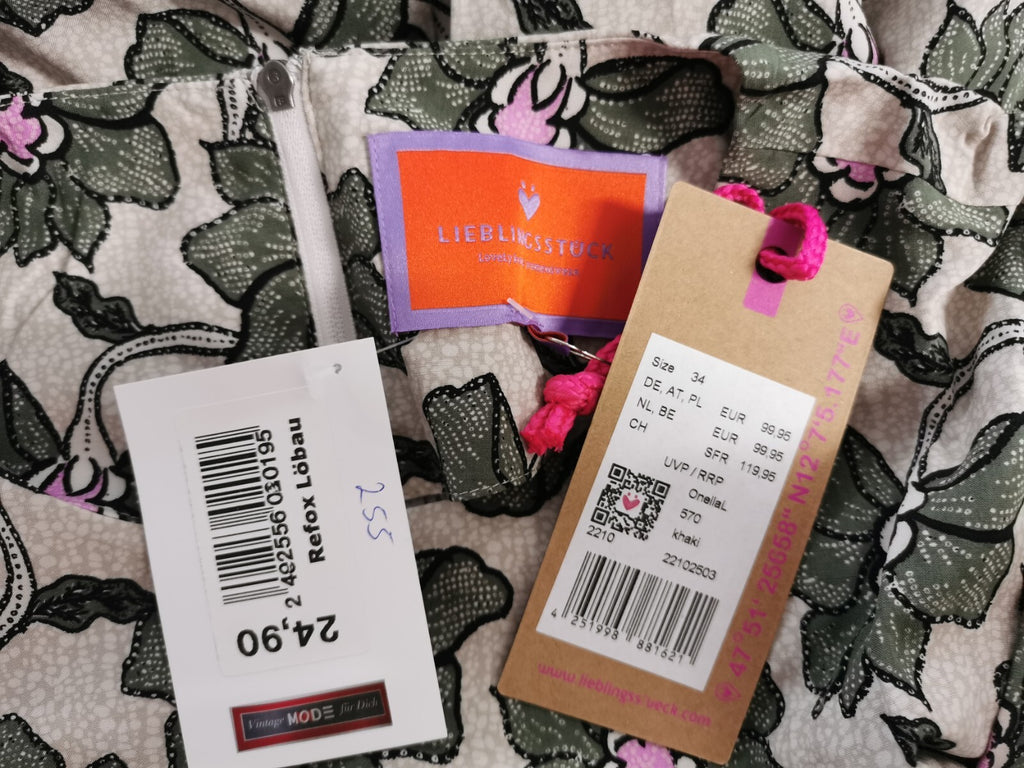 EK0255 Damen Bluse von Lieblingsstück, khaki, Gr. 348