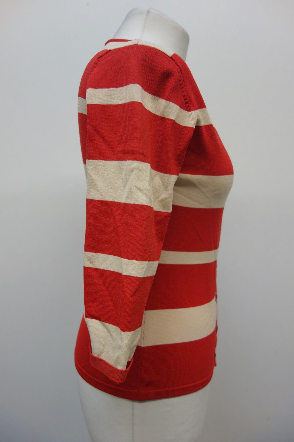 EK3059 Damen Strickjacke von Blue Joint, gestreift, Gr. S/M2