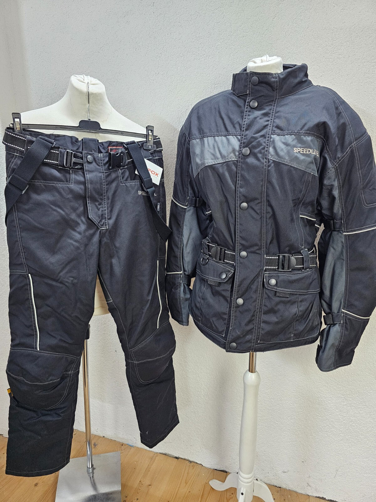 EK5690 Motorrad Anzug von Speed Level TCM, schwarz, Gr. M0