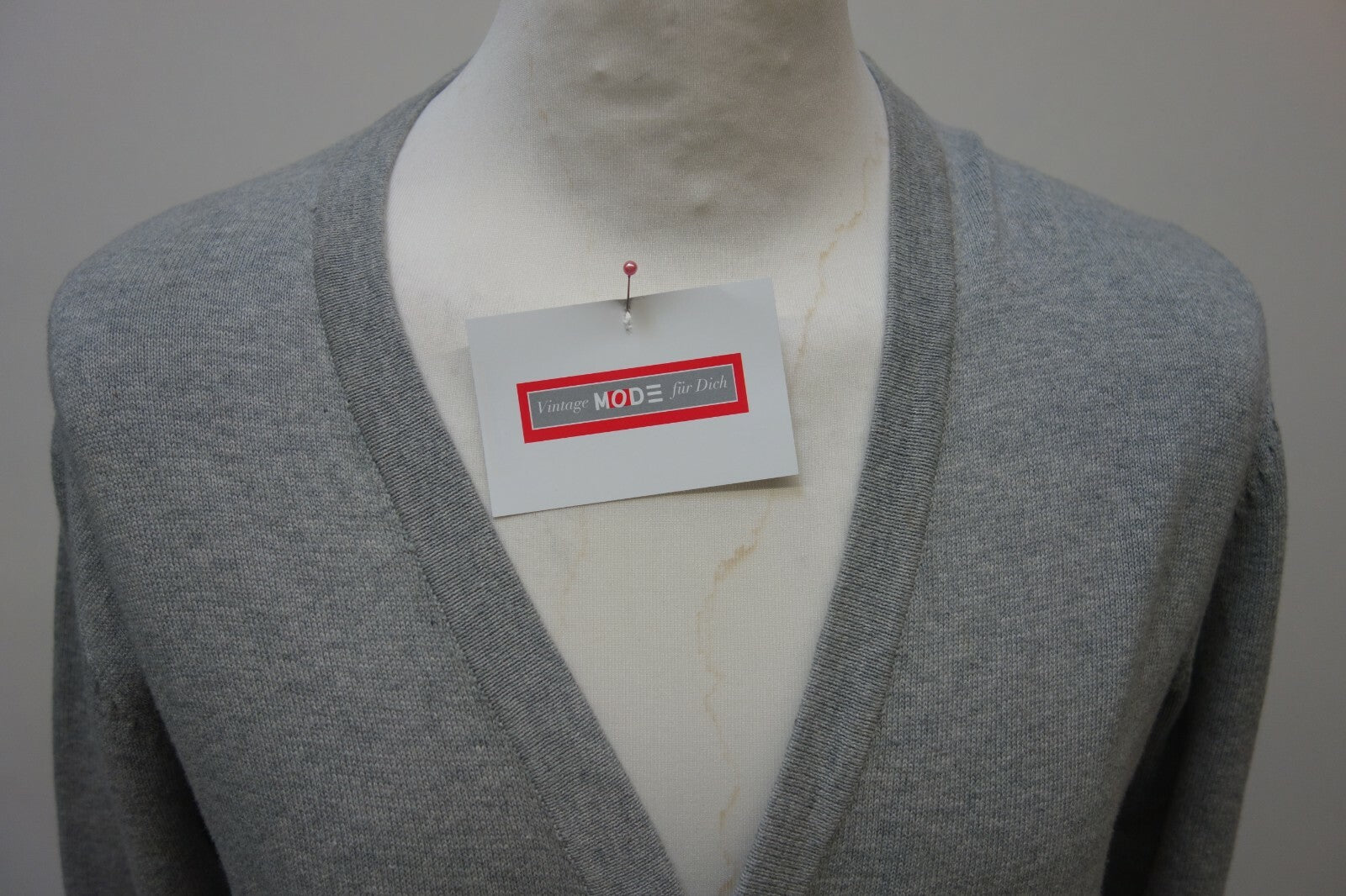 EK0973 Damen Strickjacke von Cedar Wood State, grau, Gr. M1