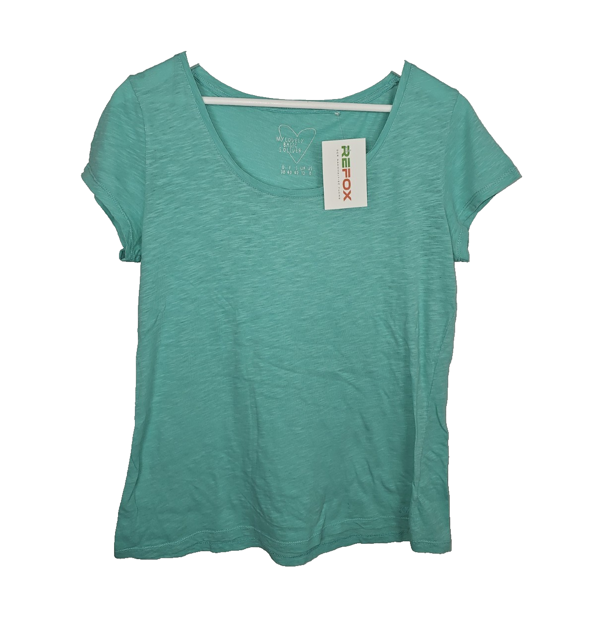 EK8243 Damen Tshirt Von S.Oliver, Türkis, Gr. 380