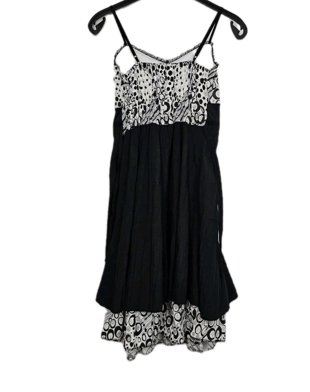 EK10251 Damen Kleid, schwarz-weiß, Gr.M 1