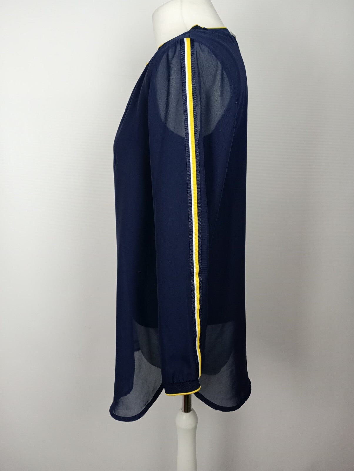 EK5129 Damen Oberteil von essentials by Tchibo, dunkelblau/gelb, Gr. 383