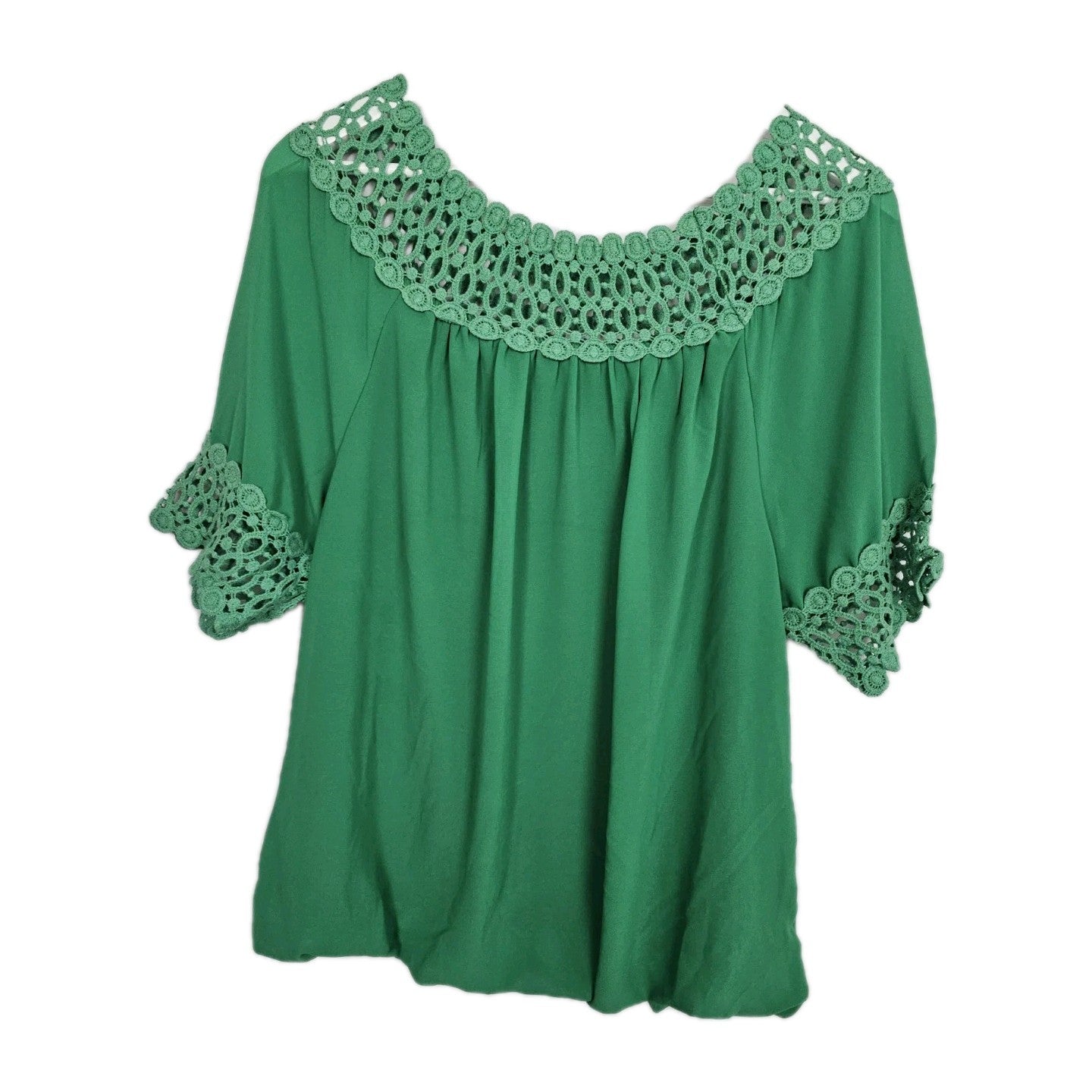 EK10178 Damen Bluse, Grün, Gr. M1