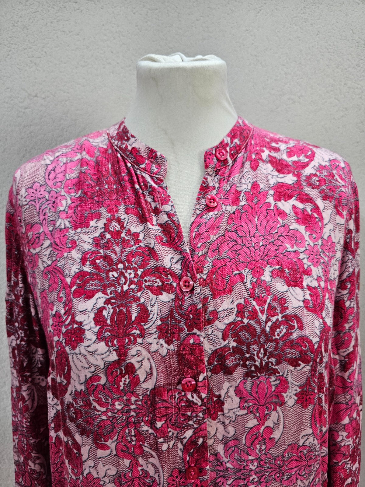 EK5900 Damen Bluse von Alba Moda, pink, Gr. 381
