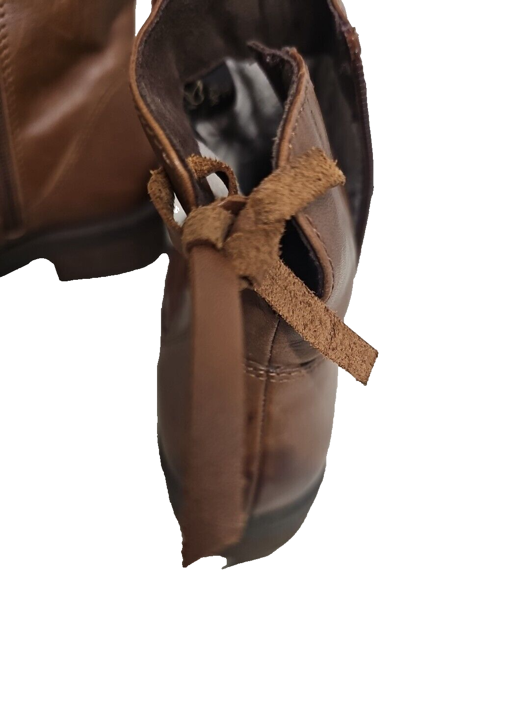 ES 7 Echtleder Stiefelette Braun Caprice Wie Neu4