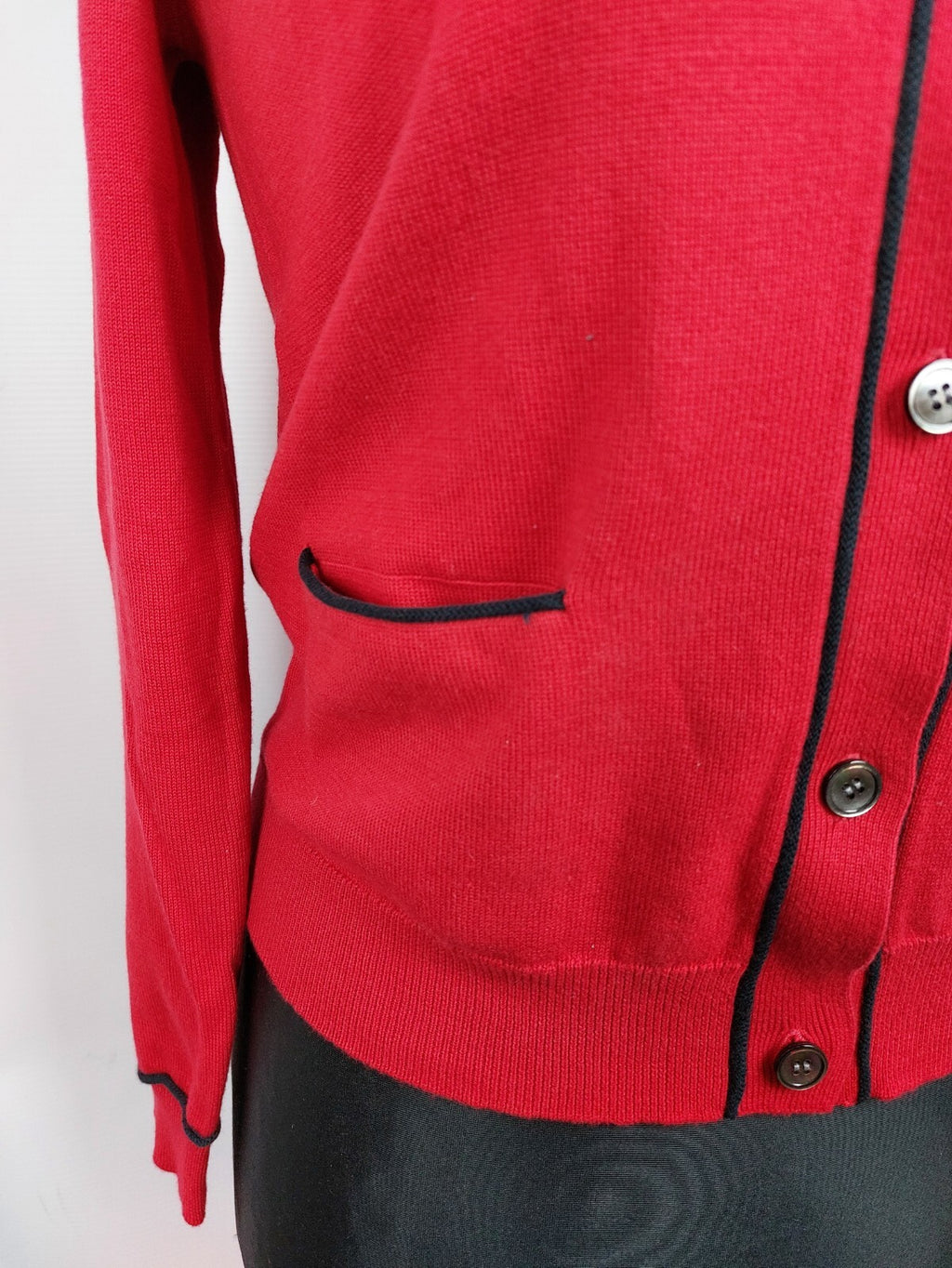 EK2784 Damen Strickjacke von Charles Robertson, rot, Gr. 401