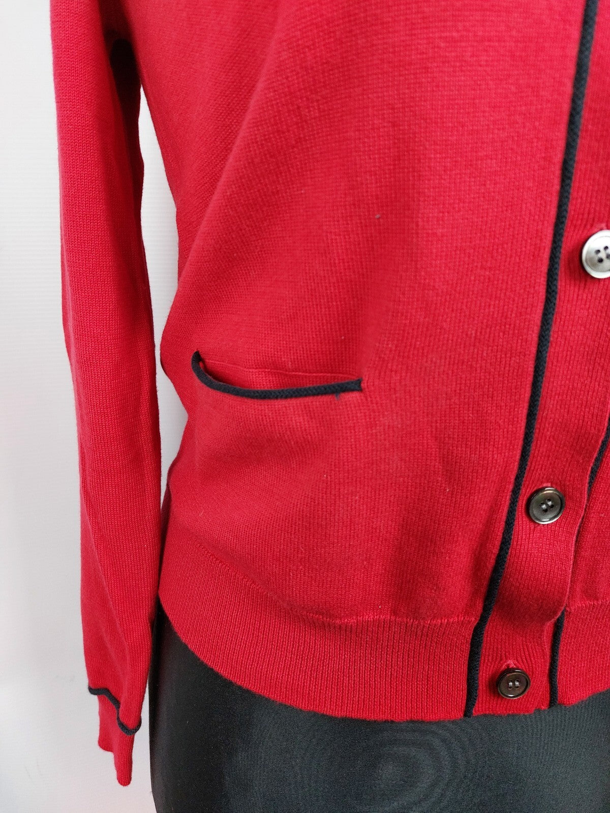 EK2784 Damen Strickjacke von Charles Robertson, rot, Gr. 401