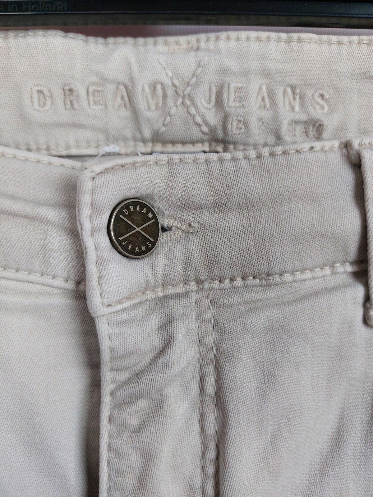 EK4398 Damen Jeans von Dream Jeans, hellgrau/weißlich, Gr.40/302