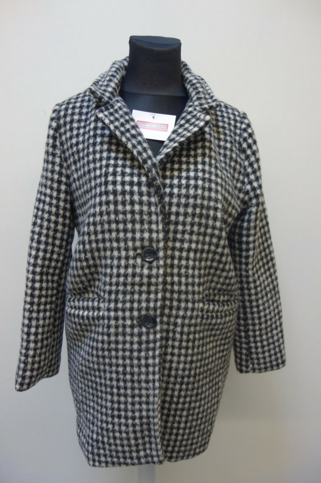 EK1809 Damen Jacke von Hailys, schwarz/weiß, XL0