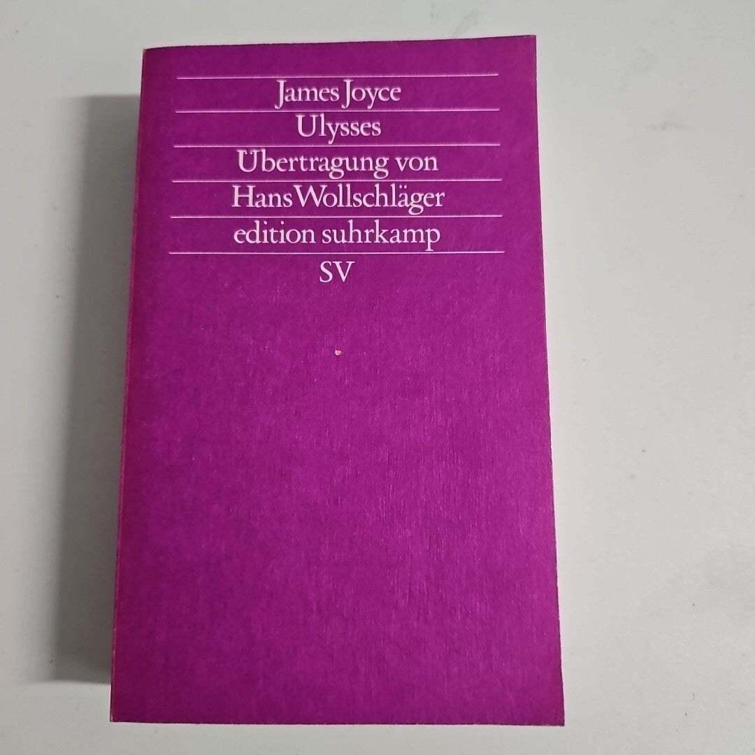 EB2173 James Joyce Ulsses Habs Wollschläger edition suhrkamp SV0