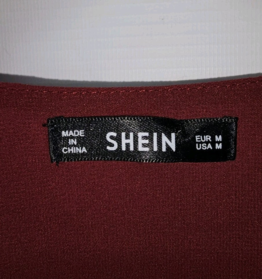 EK8153 Damen Kleid von SheIn, rot, Gr.M1