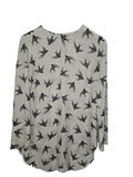 EK6883 Damen Bluse von H&M, Weiß, Gr.360