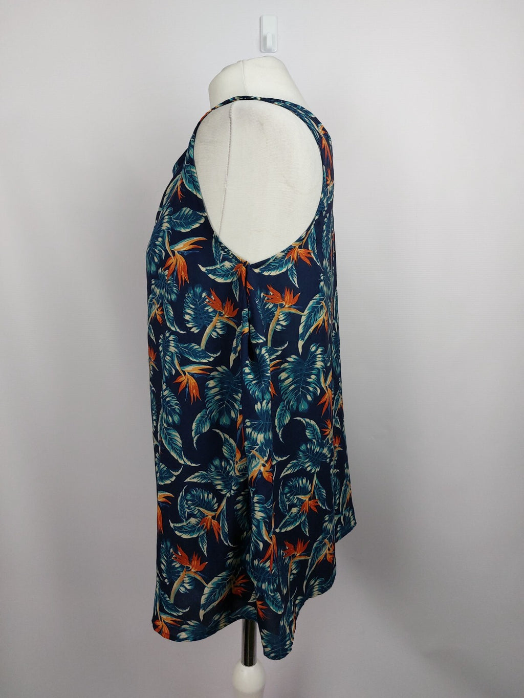 EK4660 Damen Top von MNG Collection, blau-rot, Gr.XL2