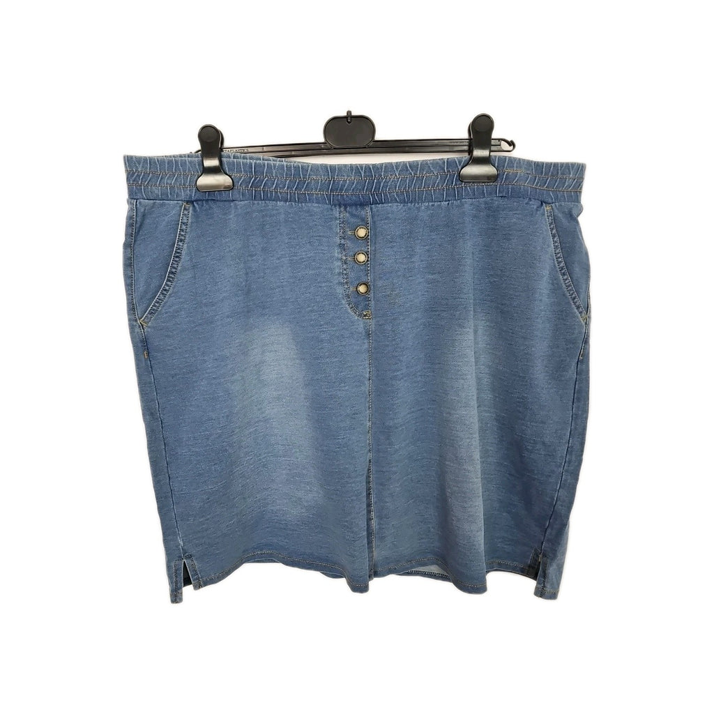 EK3634 Damen Rock Benotti Gr.48 Blau Taile 52cm Länge 54cm0