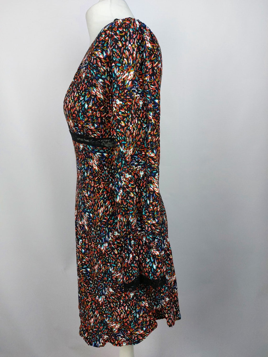 EK4913 Damen Kleid von Deezee, mehrfarbig, Gr. S3