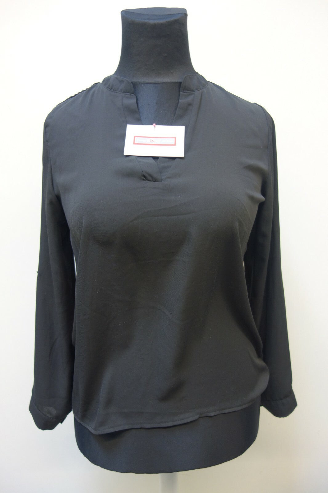 EK1635 Damen Bluse von Amisu, schwarz, Gr. S0