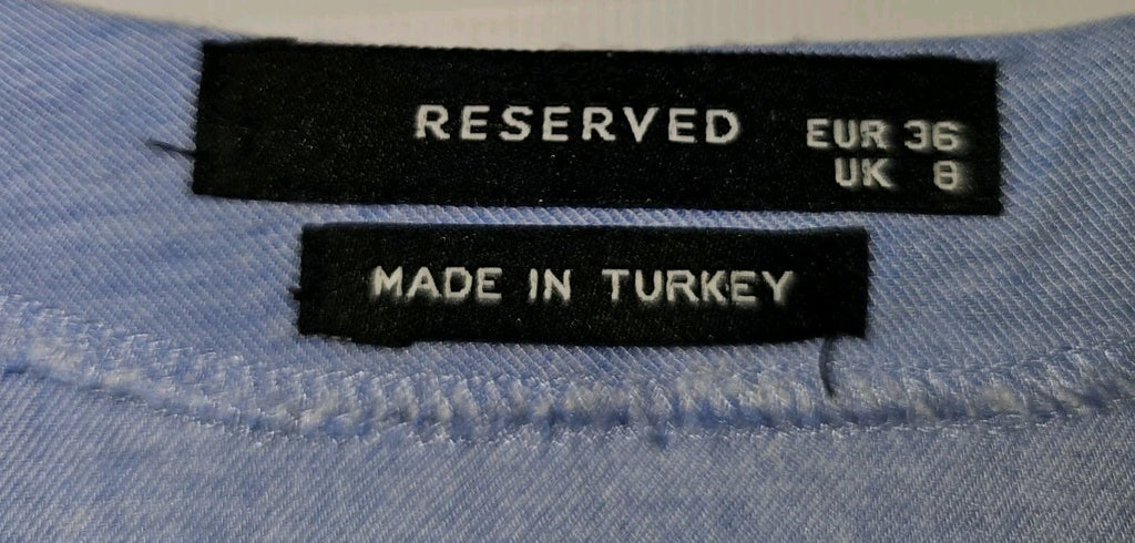 EK9956 Damen Bluse von Reserved, blau, Gr.361
