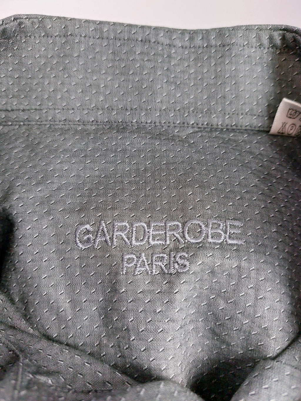 EK4852 Herern Hemd vom Garderone Paris, grau, Gr.M(39/40)6