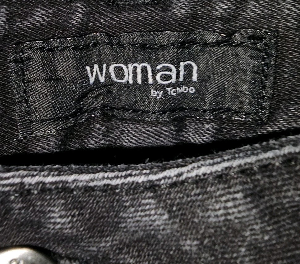 EK11167 Damen Jeans von Tchibo, schwarz/grau, Gr.461