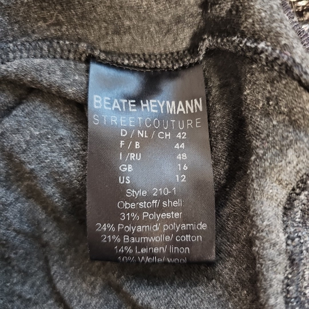 EK11308 Damen Shirt von Beate Heymann, grau/silber, Gr.426