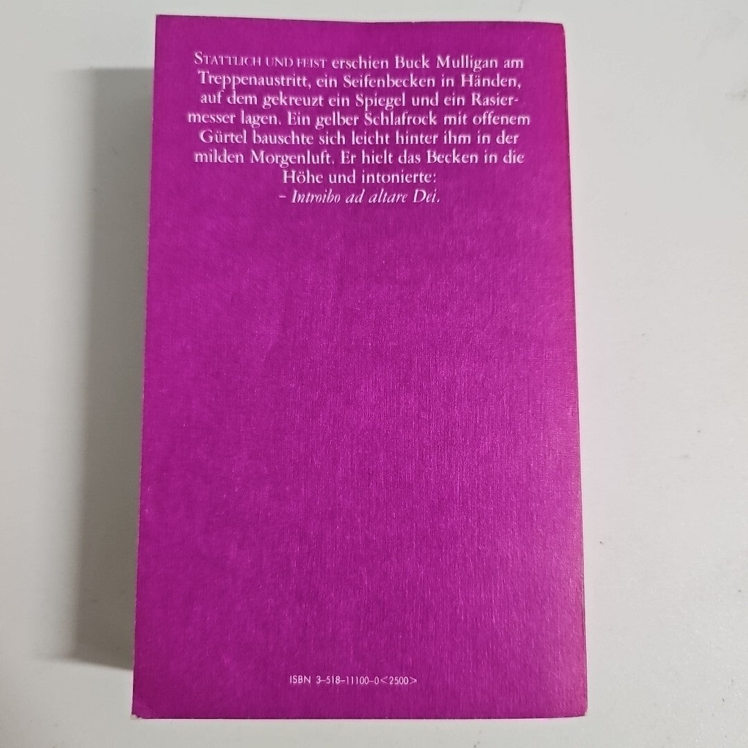 EB2173 James Joyce Ulsses Habs Wollschläger edition suhrkamp SV1