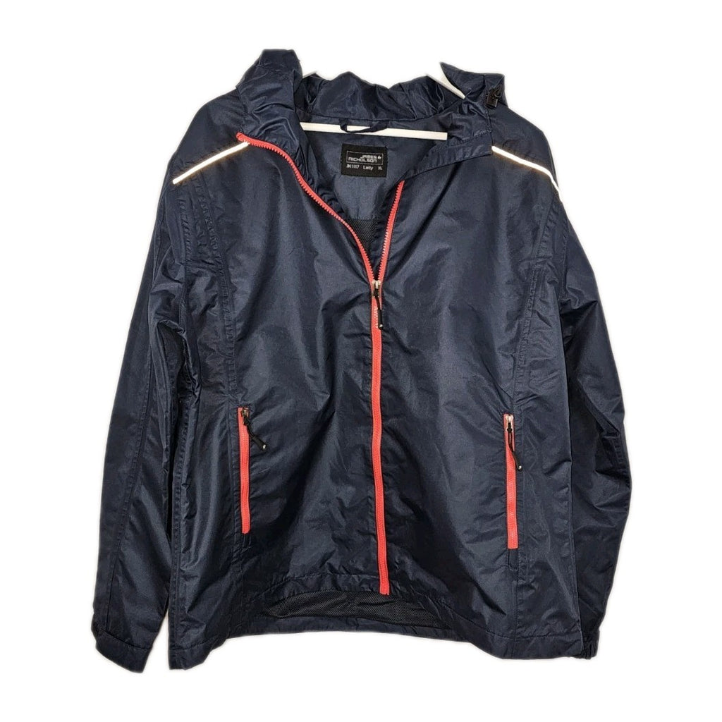 EK11293 Damen Regenjacke von James & Nicholson, Blau, Gr. XL0